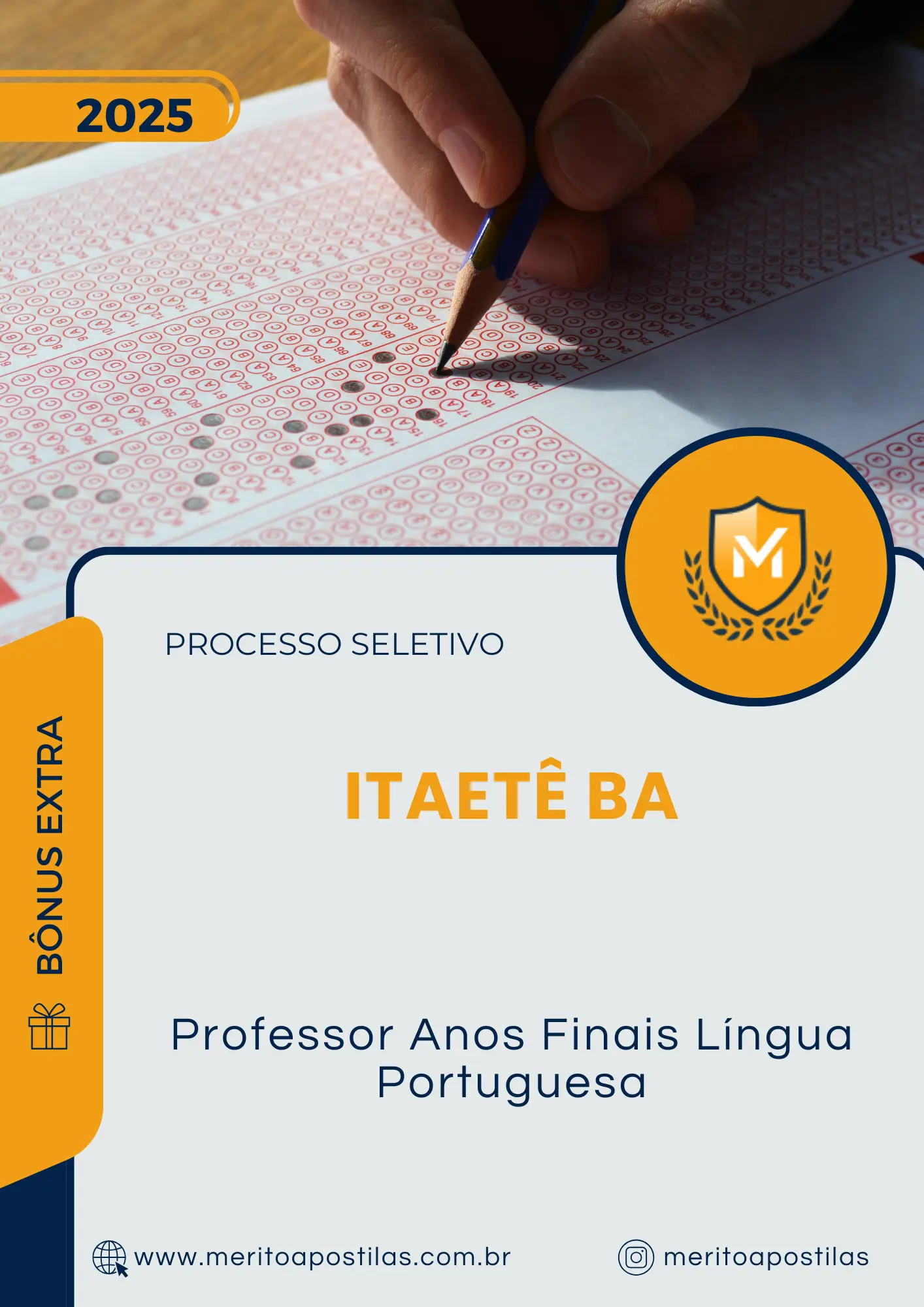 Apostila Professor Anos Finais Língua Portuguesa Prefeitura de Itaetê BA 2025