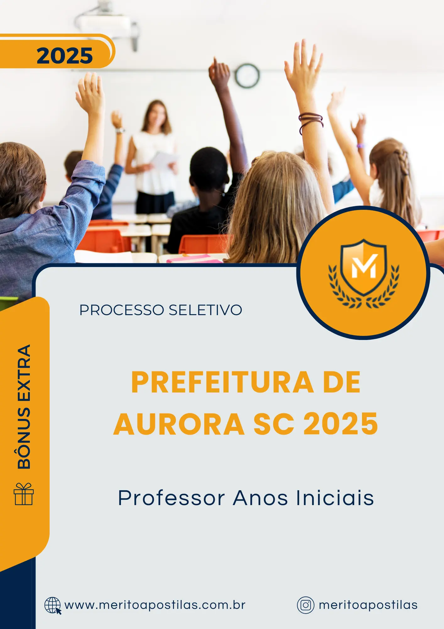Apostila Professor Anos Iniciais Prefeitura de Aurora SC 2025