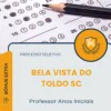 Apostila Professor Anos Iniciais Prefeitura de Bela Vista do Toldo SC 2025