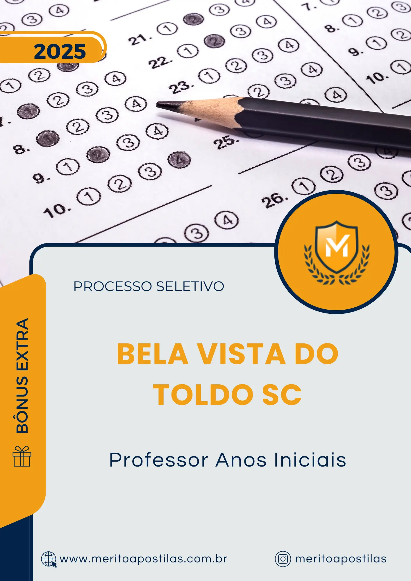 Apostila Professor Anos Iniciais Prefeitura de Bela Vista do Toldo SC 2025