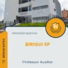 Apostila Professor Auxiliar Prefeitura de Birigui SP 2025