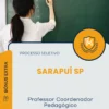 Apostila Professor Coordenador Pedagógico Prefeitura de Sarapuí SP 2025
