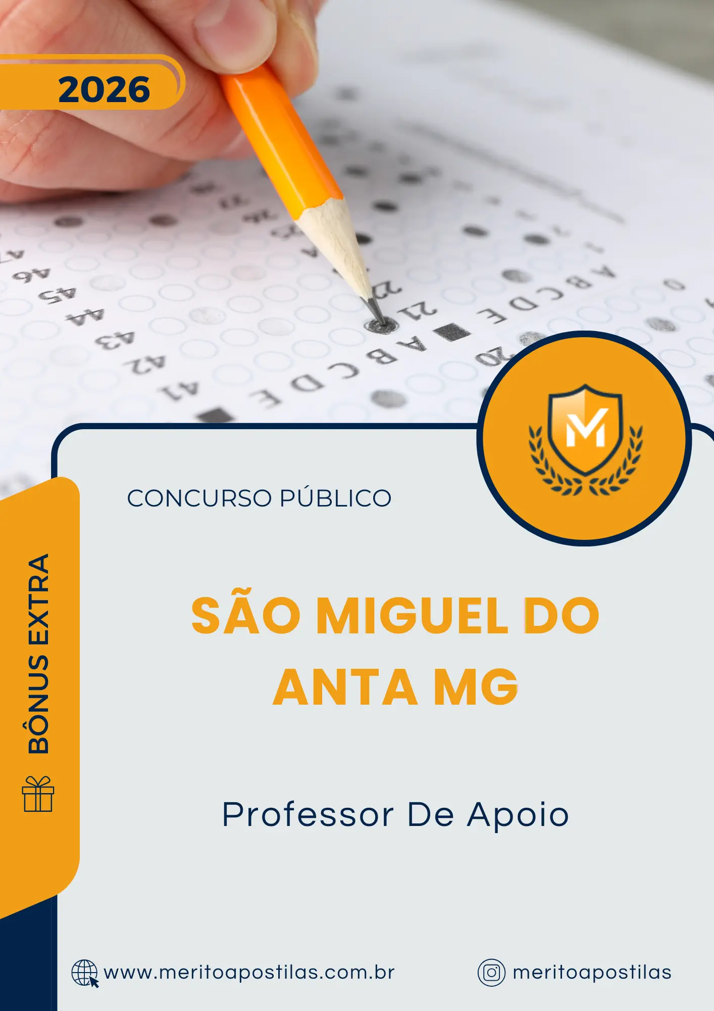 Apostila Professor De Apoio Prefeitura de São Miguel do Anta MG 2026