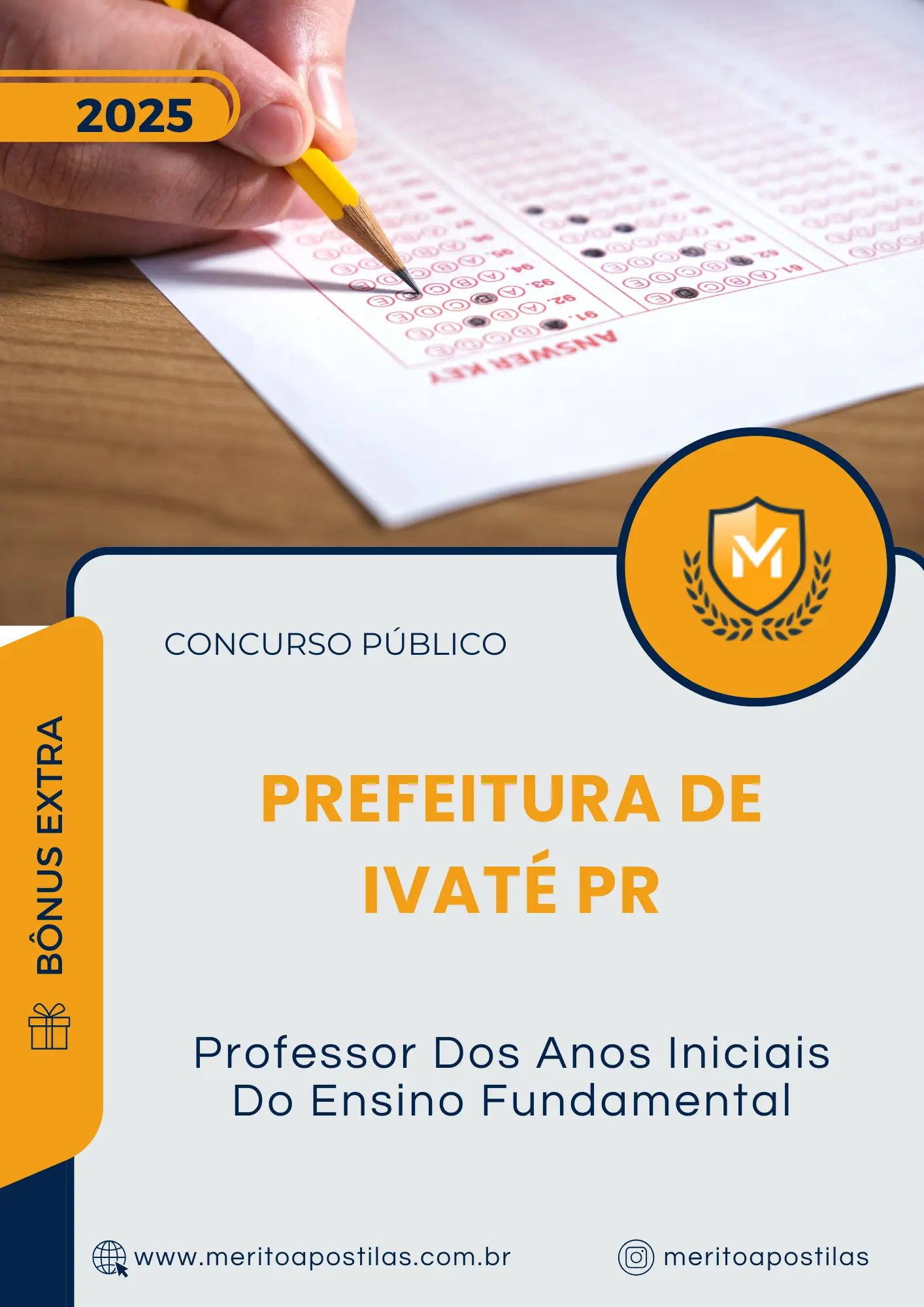Apostila Professor Dos Anos Iniciais Do Ensino Fundamental Prefeitura de Ivaté PR 2025