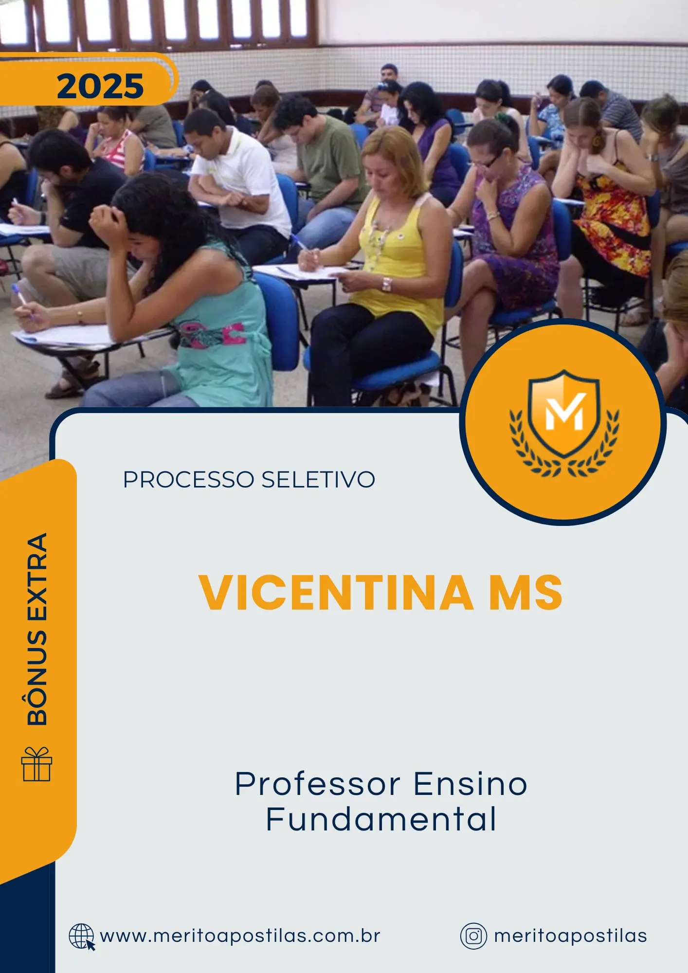 Apostila Professor Ensino Fundamental Prefeitura de Vicentina MS 2025