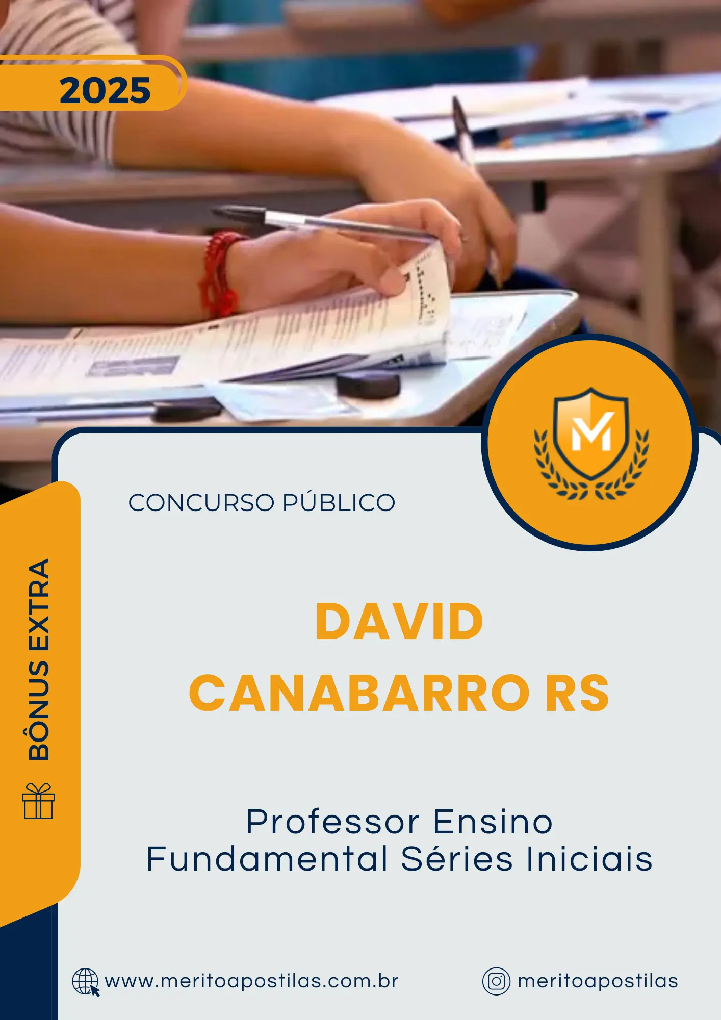 Apostila Professor Ensino Fundamental Séries Iniciais Prefeitura de David Canabarro RS 2025