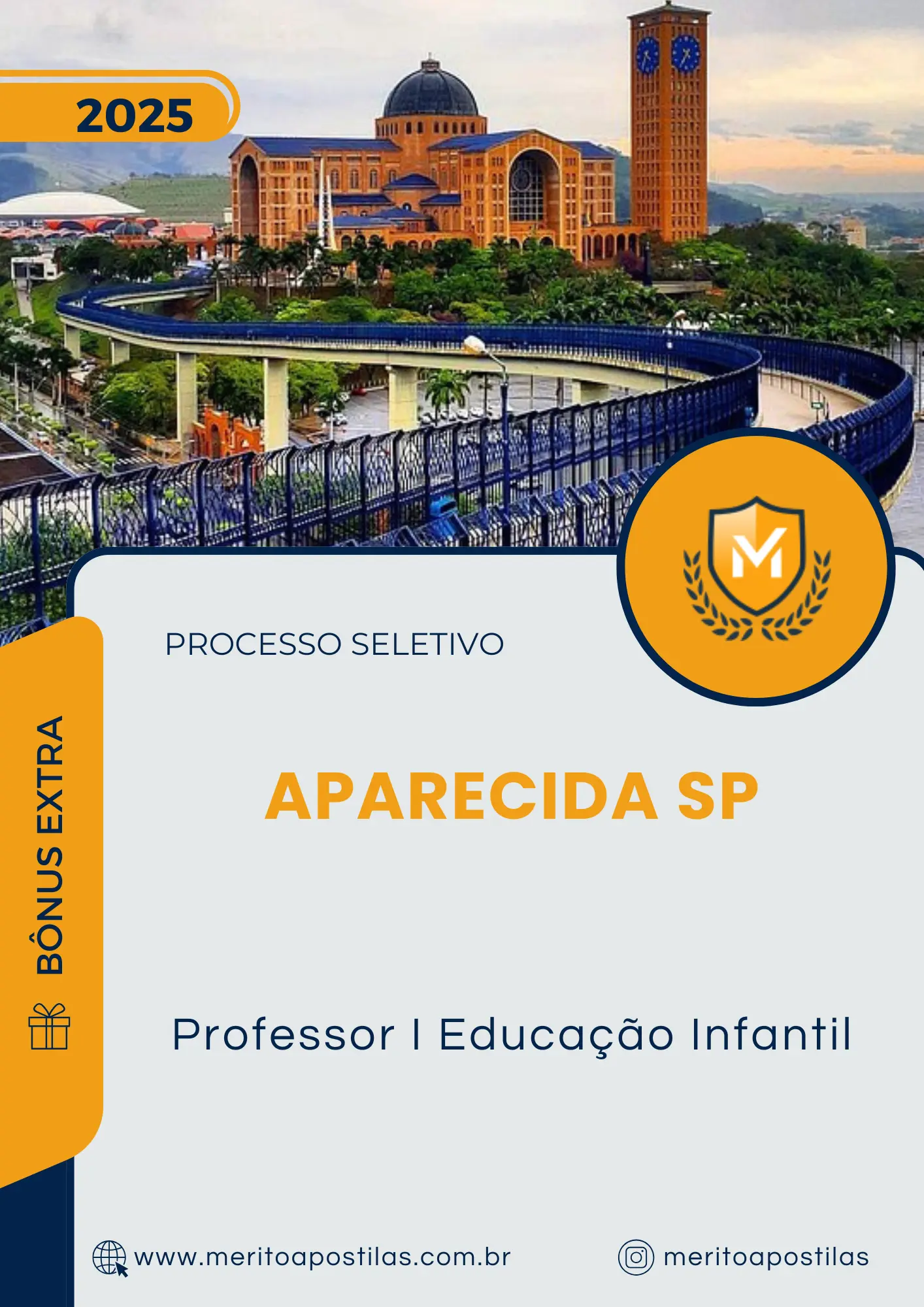 Apostila Professor I Educação Infantil Prefeitura de Aparecida SP 2025