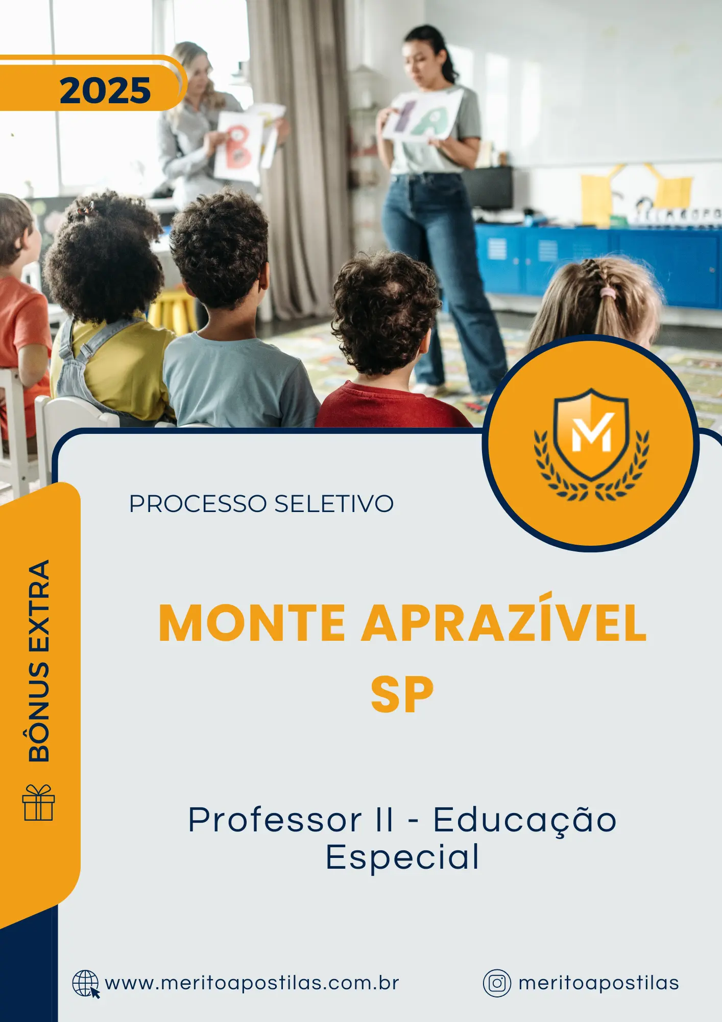 Apostila Professor II Educação Especial Prefeitura de Monte Aprazível SP 2025