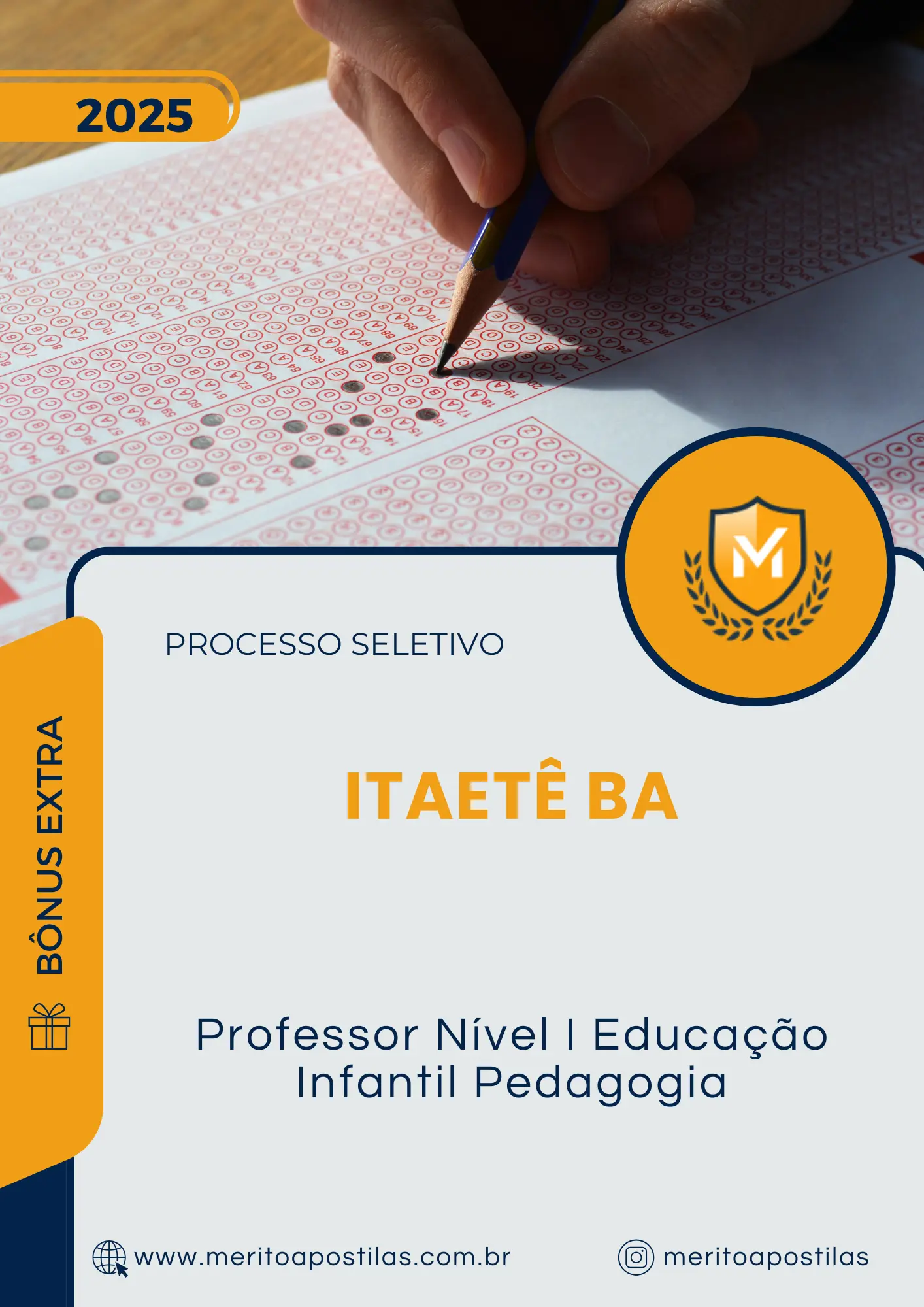 Apostila Professor Nível I Educação Infantil Pedagogia Prefeitura de Itaetê BA 2025