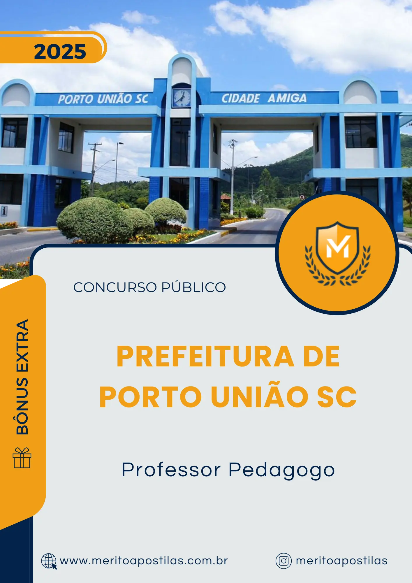 Apostila Professor Pedagogo Prefeitura de Porto União SC 2025