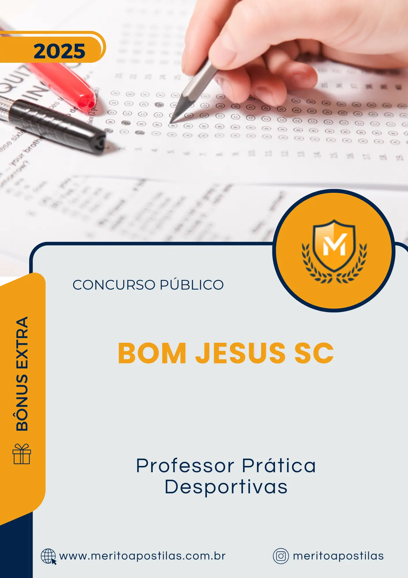 Apostila Professor Prática Desportivas Prefeitura de Bom Jesus SC 2025
