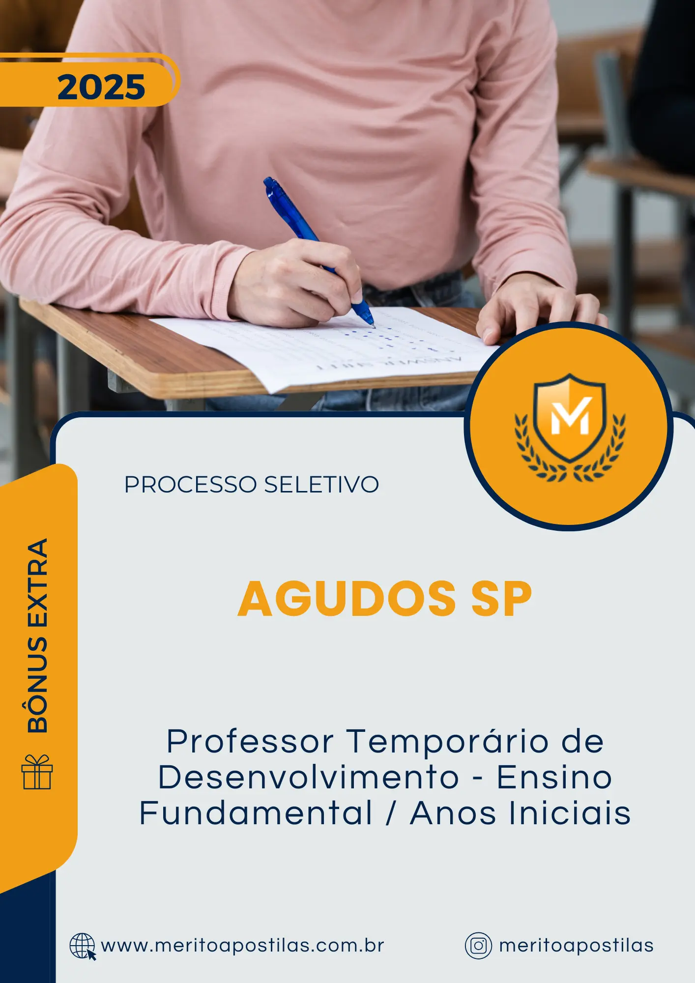 Apostila Professor Temporário de Desenvolvimento Ensino Fundamental Anos Iniciais Prefeitura de Agudos SP 2025