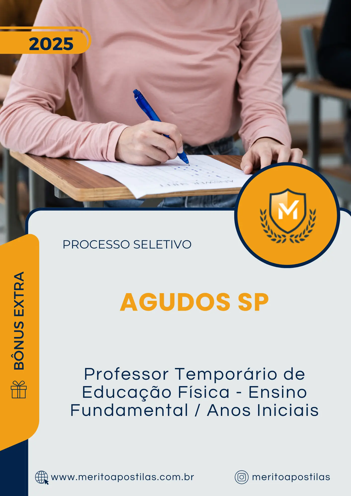 Apostila Professor Temporário de Educação Física Ensino Fundamental Anos Iniciais Prefeitura de Agudos SP 2025