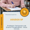 Apostila Professor Temporário de Ensino Fundamental Anos Iniciais Prefeitura de Agudos SP 2025