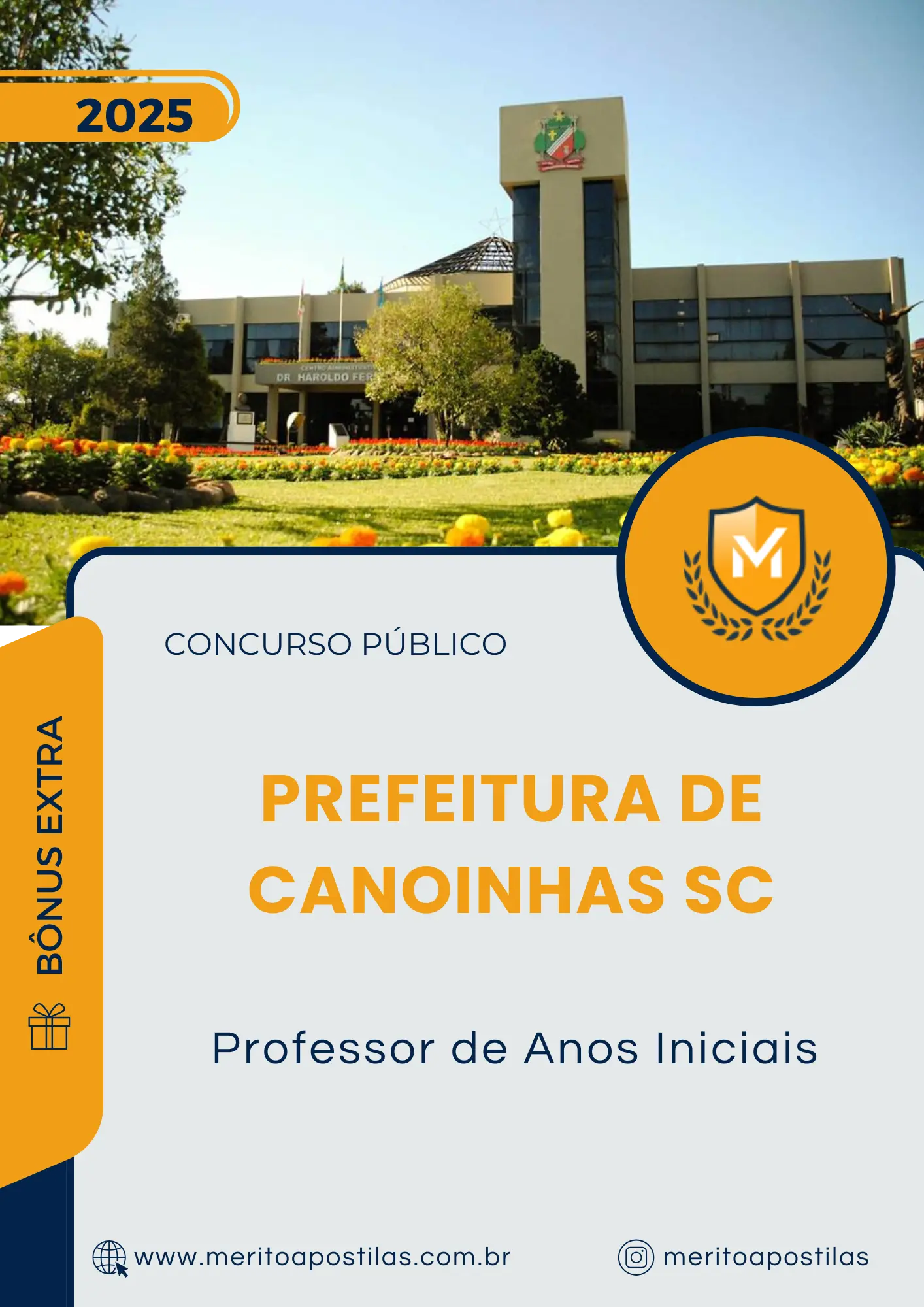Apostila Professor de Anos Iniciais Prefeitura de Canoinhas SC 2025