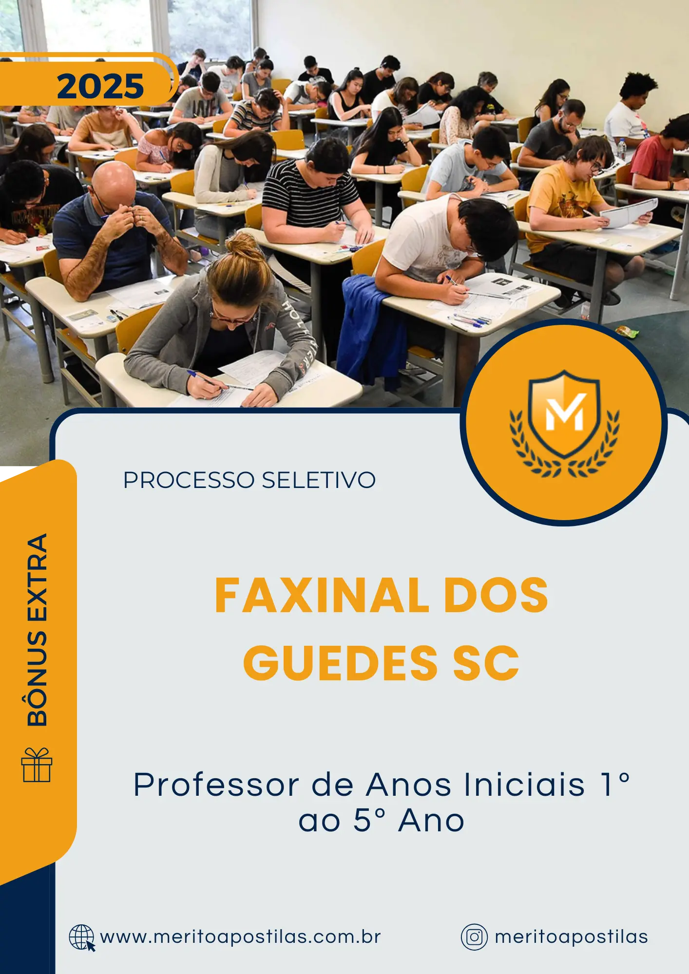 Apostila Professor de Anos Iniciais 1 ao 5 Ano Prefeitura de Faxinal dos Guedes SC 2025