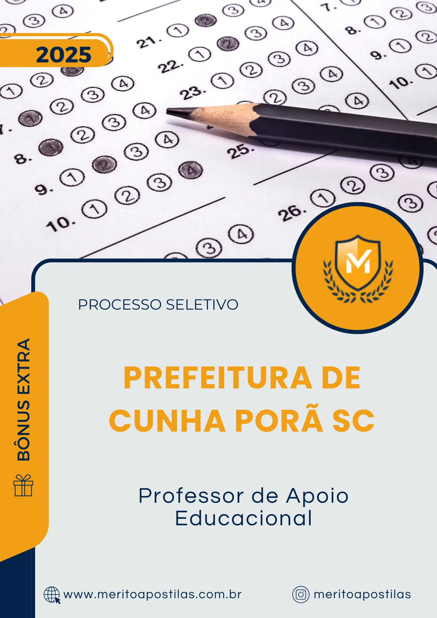 Apostila Professor de Apoio Educacional Prefeitura de Cunha Porã SC 2025