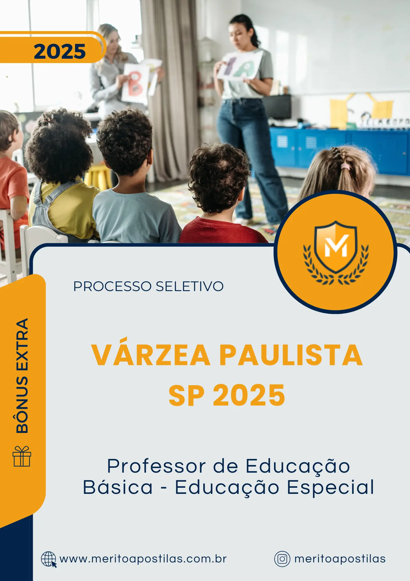 Apostila Professor de Educação Básica Educação Especial Prefeitura de Várzea Paulista SP 2025