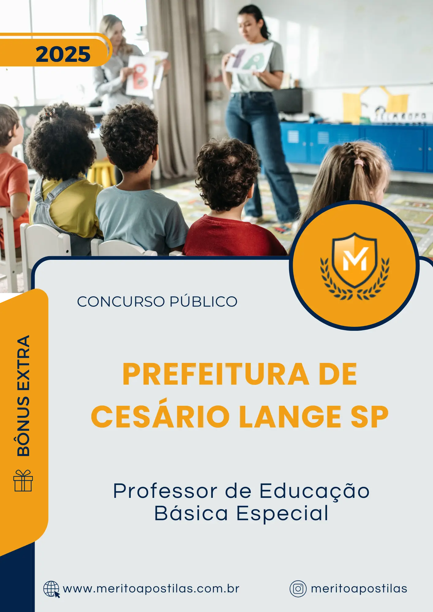 Apostila Professor de Educação Básica Especial Prefeitura de Cesário Lange SP 2025