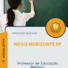 Apostila Professor de Educação Básica I Prefeitura de Novo Horizonte SP 2025