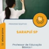 Apostila Professor de Educação Básica I Prefeitura de Sarapuí SP 2025