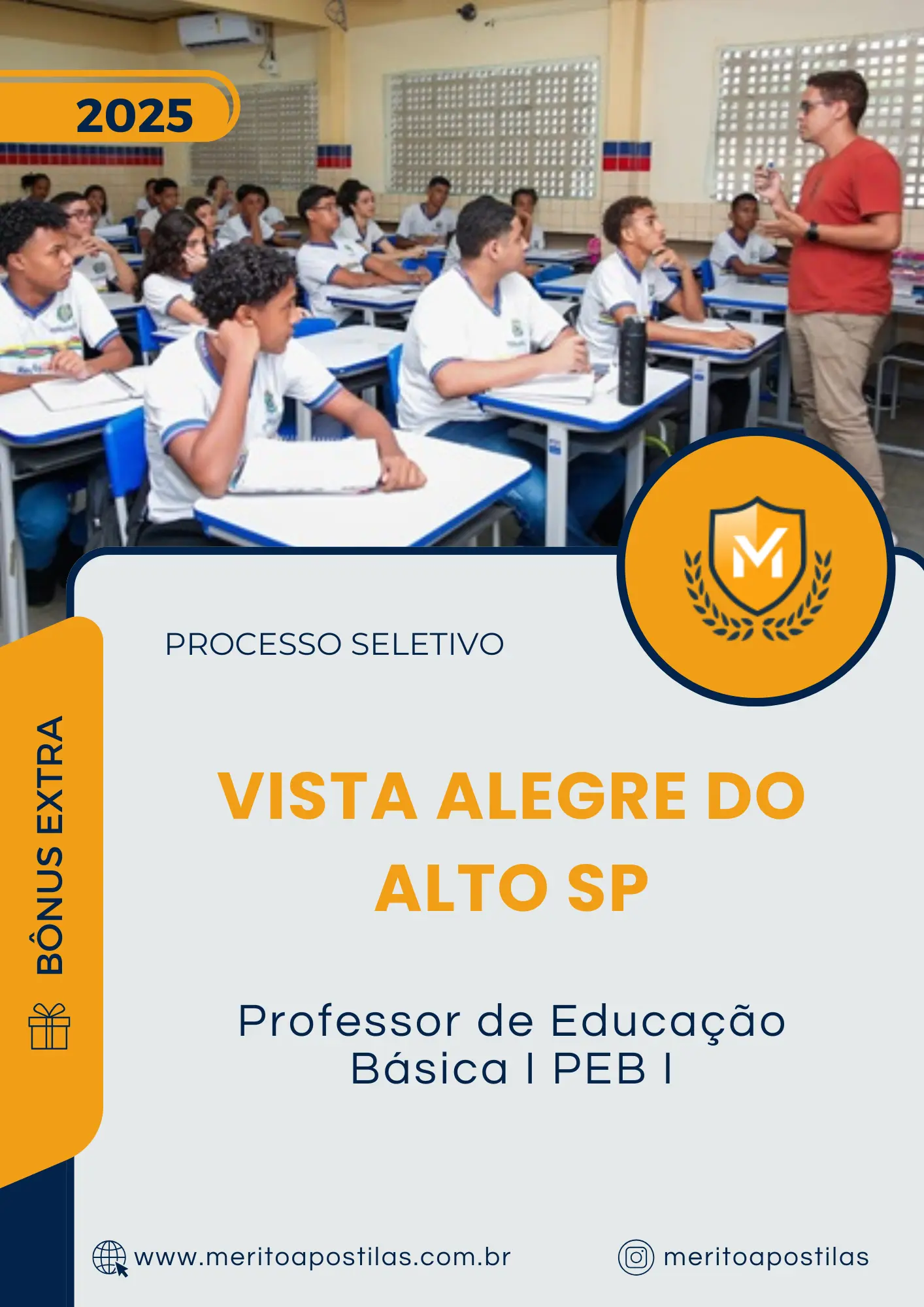 Apostila Professor de Educação Básica I PEB I Prefeitura de Vista Alegre do Alto SP 2025