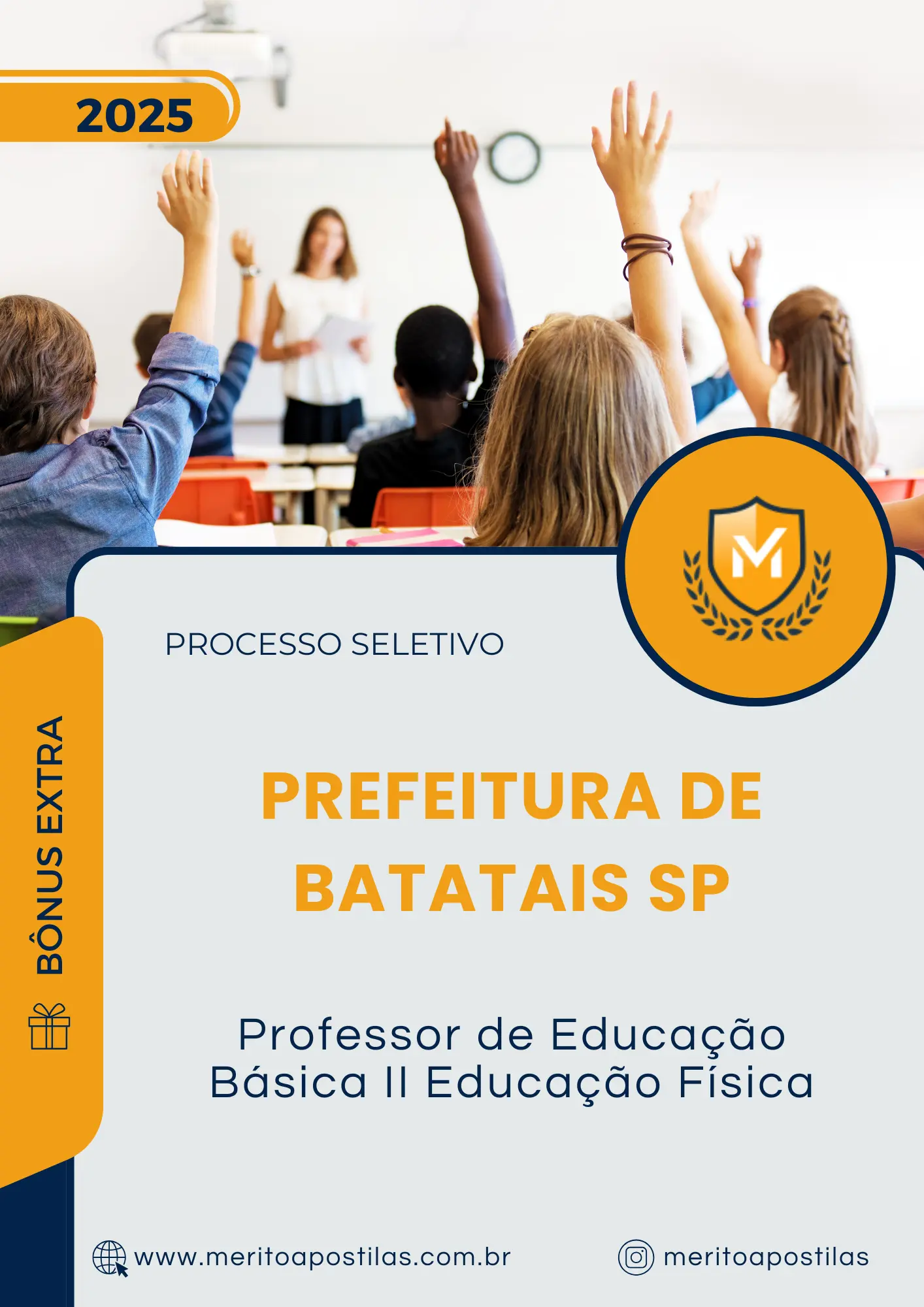 Apostila Professor de Educação Básica II Educação Física Prefeitura de Batatais SP 2025