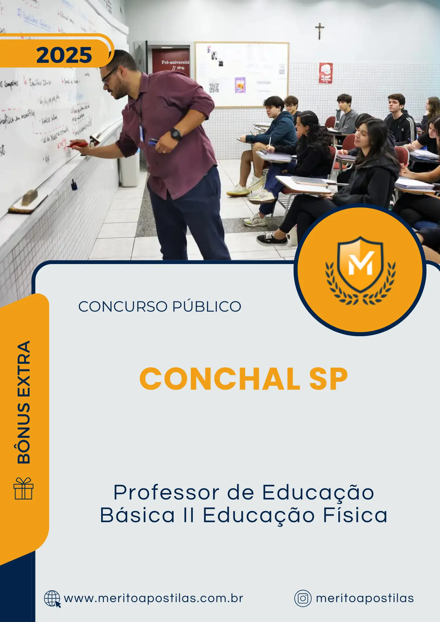 Apostila Professor de Educação Básica II Educação Física Prefeitura de Conchal SP 2025