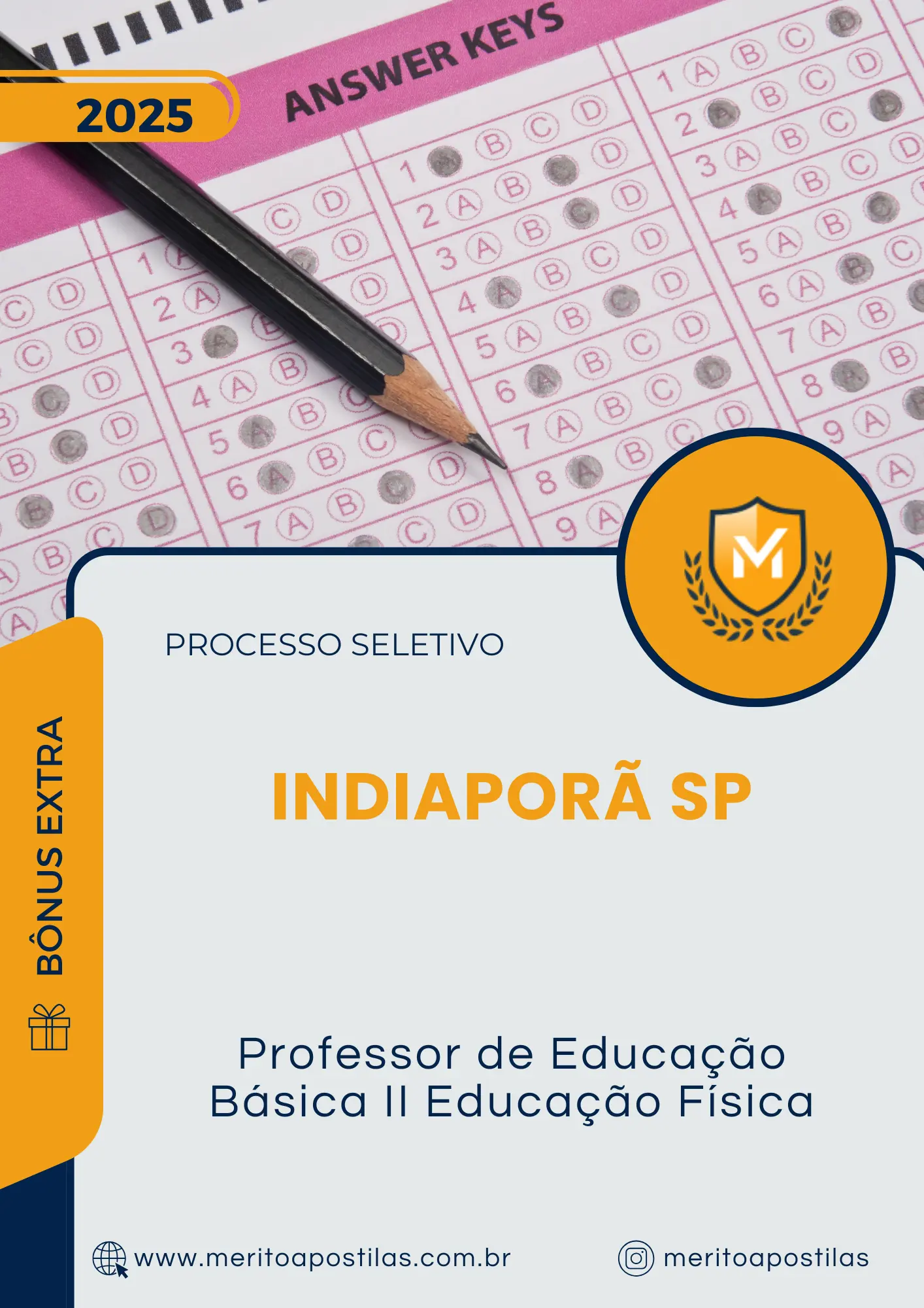 Apostila Professor de Educação Básica II Educação Física Prefeitura de Indiaporã SP 2025