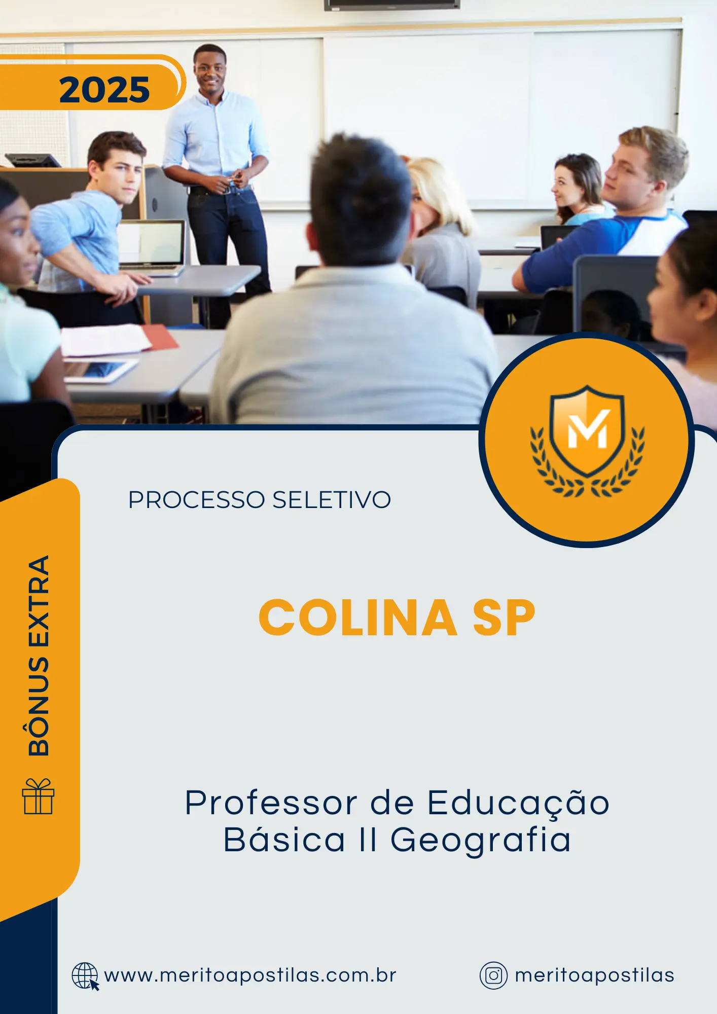 Apostila Professor de Educação Básica II Geografia Prefeitura de Colina SP 2025