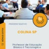Apostila Professor de Educação Básica II Tecnologia e Inovação Prefeitura de Colina SP 2025
