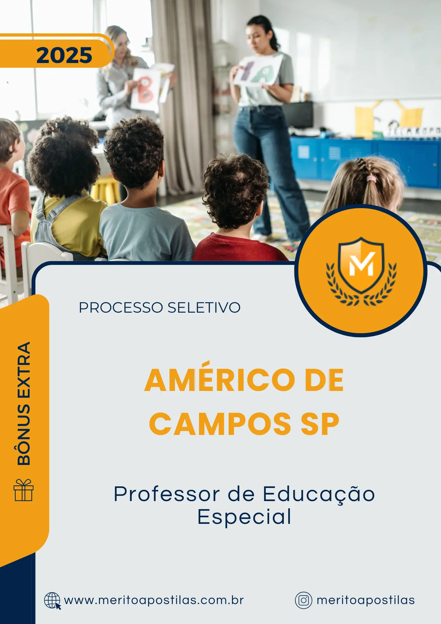 Apostila Professor de Educação Especial Prefeitura de Américo de Campos SP 2025