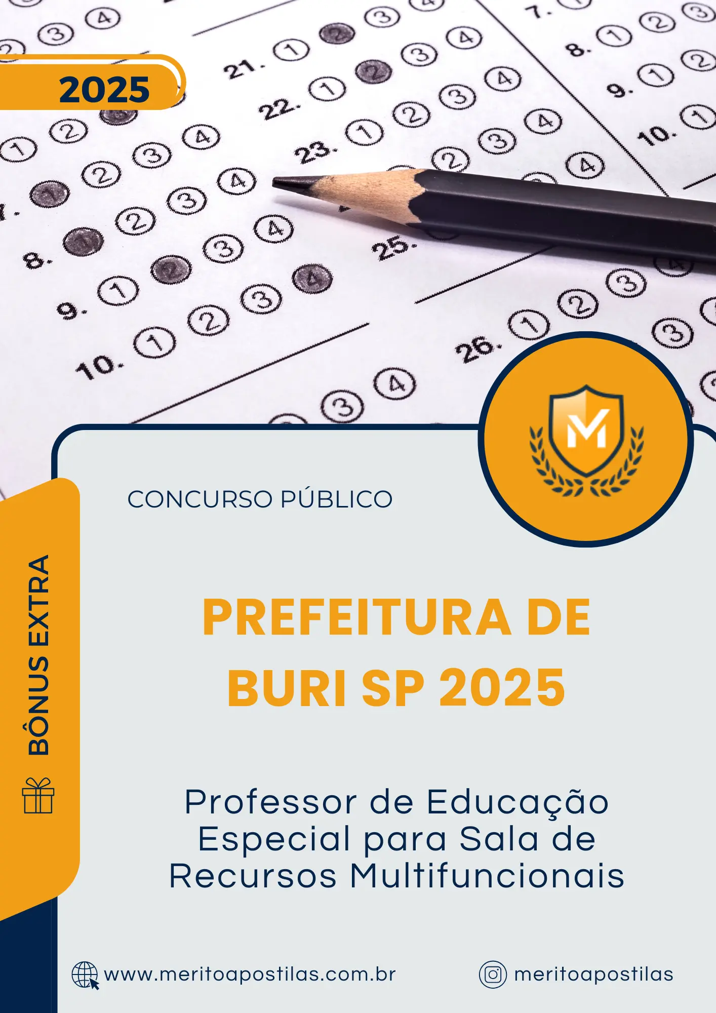 Apostila Professor de Educação Especial para Sala de Recursos Multifuncionais Prefeitura de Buri SP 2025