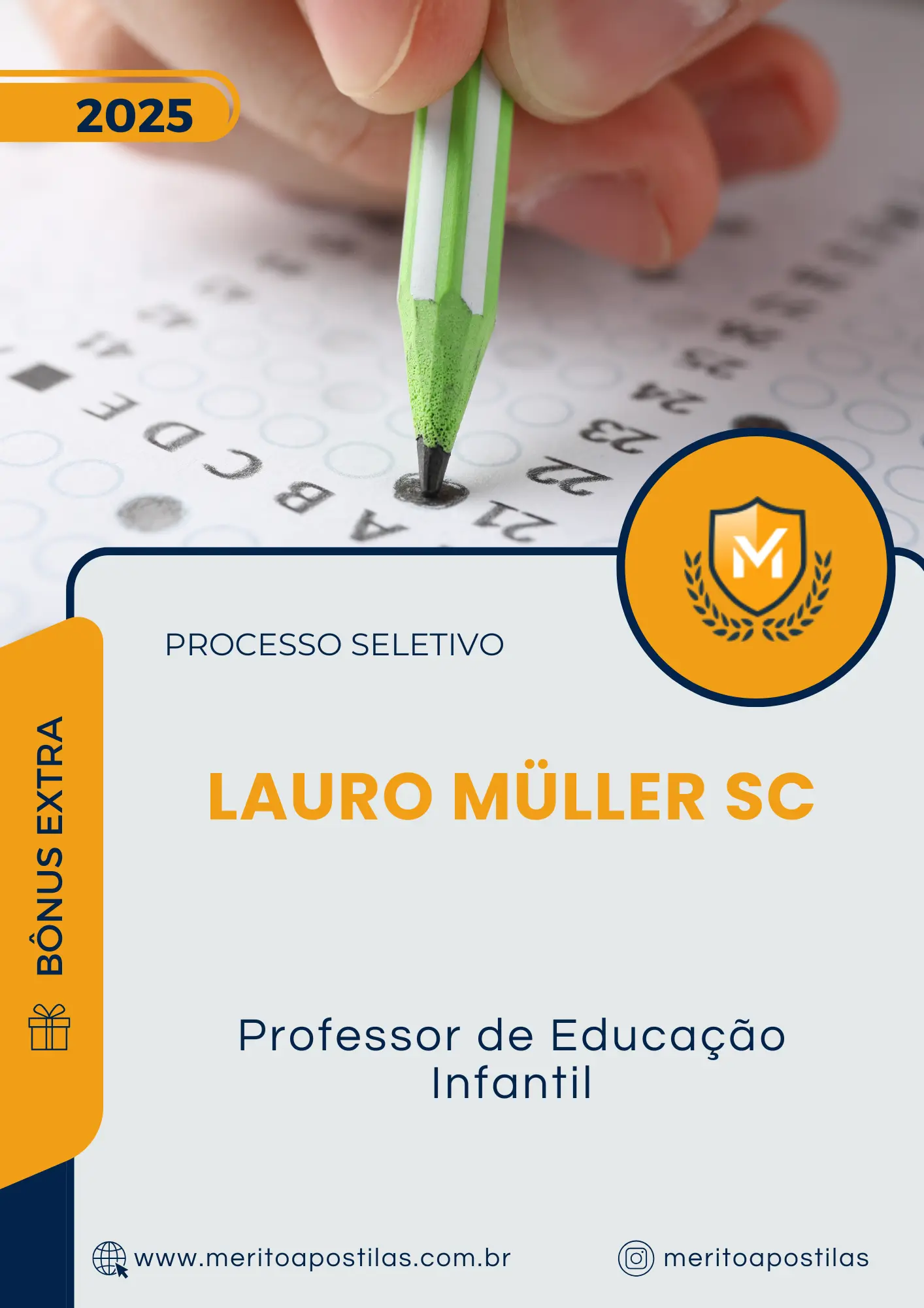 Apostila Professor de Educação Infantil Prefeitura de Lauro Müller SC 2025