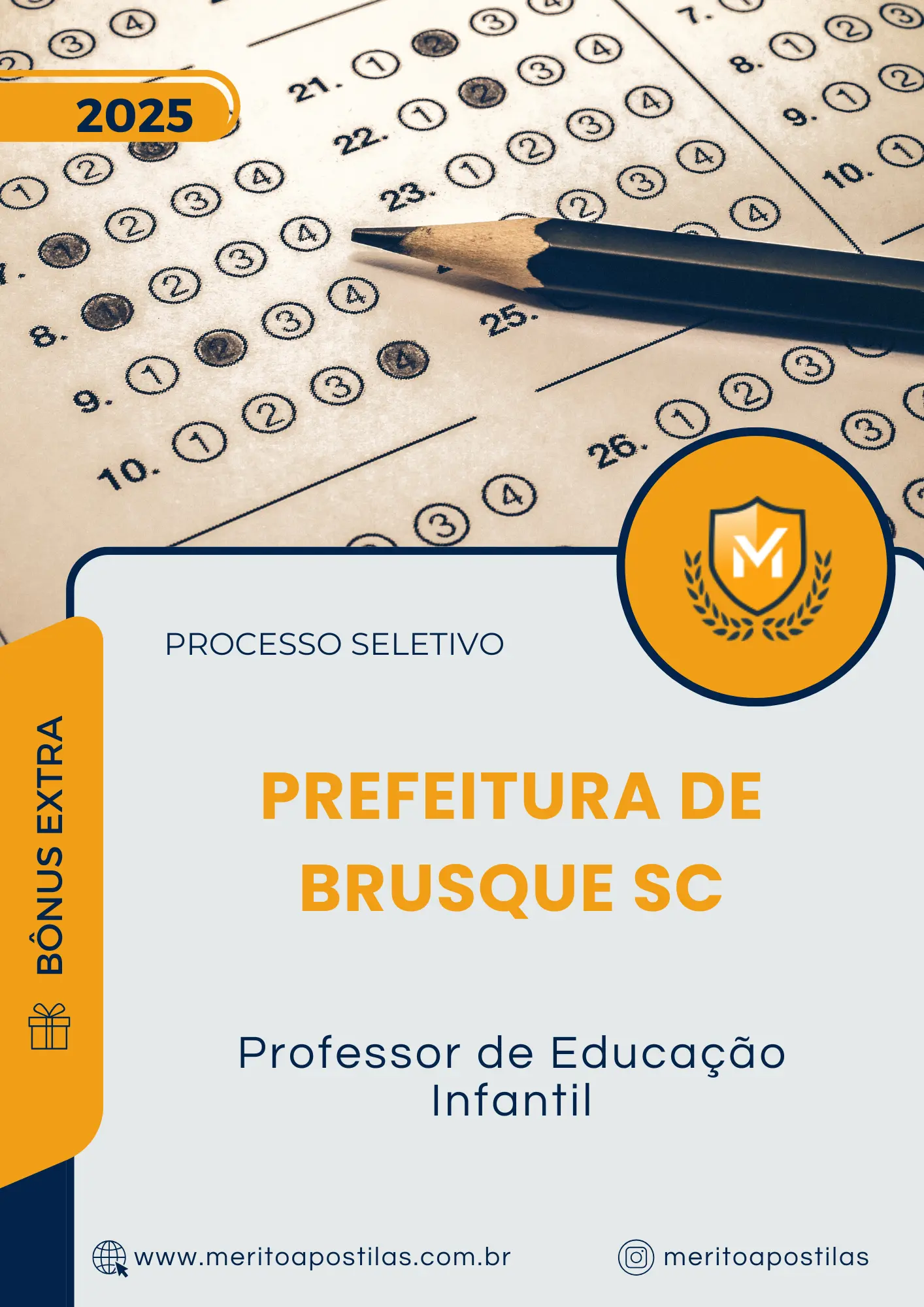 Apostila Professor de Educação Infantil Prefeitura de Brusque SC 2025
