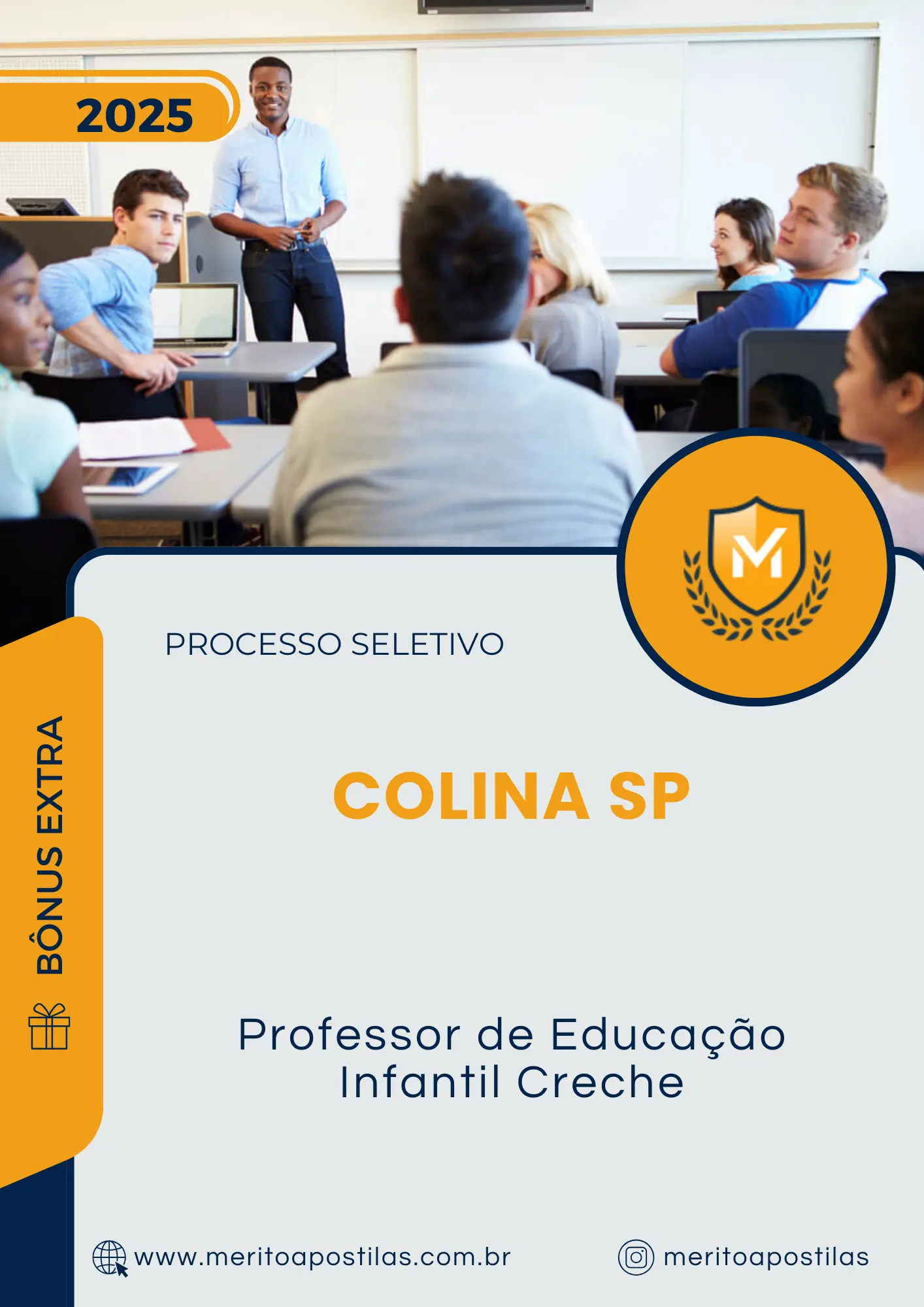 Apostila Professor de Educação Infantil Creche Prefeitura de Colina SP 2025
