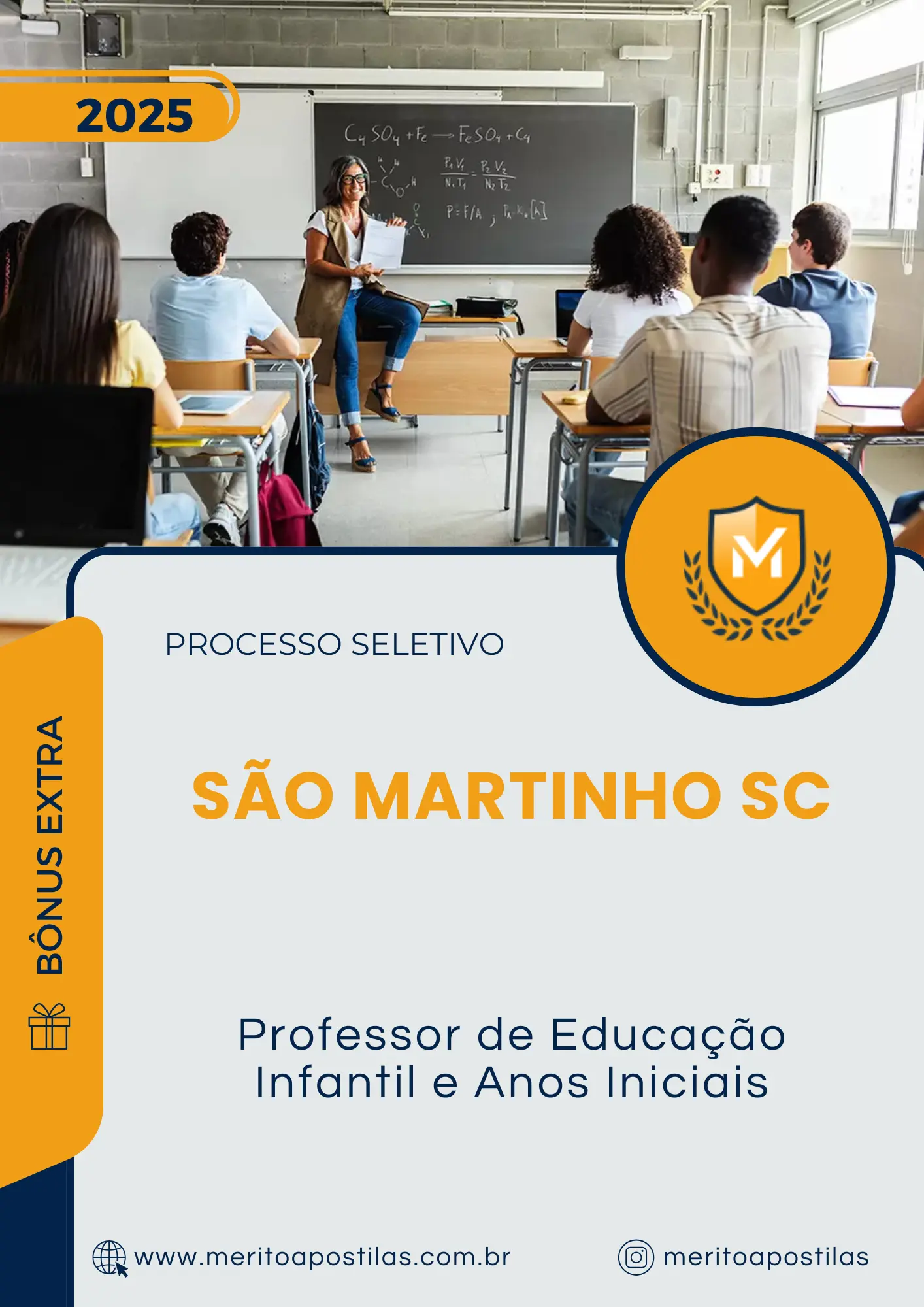 Apostila Professor de Educação Infantil e Anos Iniciais Prefeitura de São Martinho SC 2025