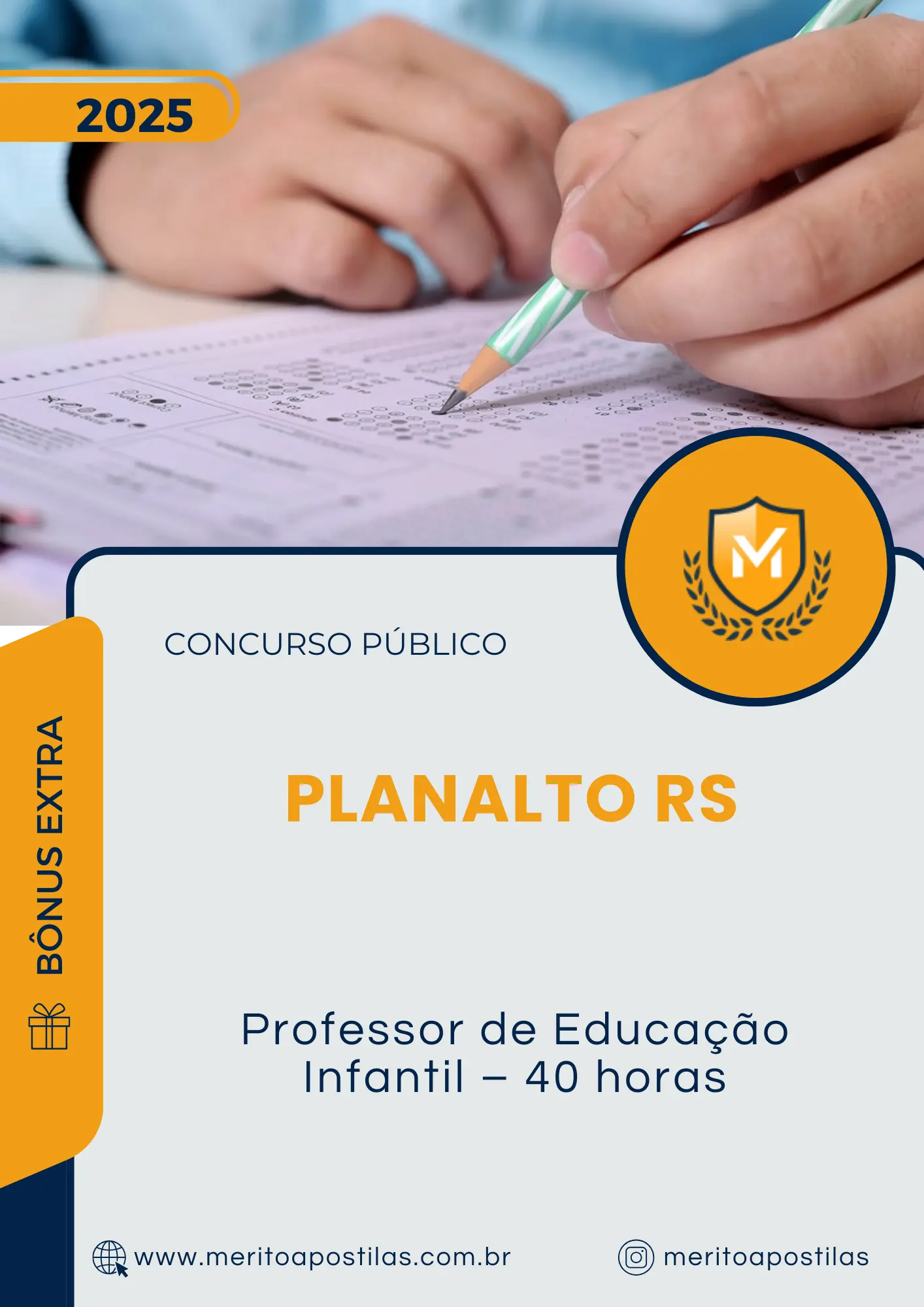 Apostila Professor de Educação Infantil 40 horas Prefeitura de Planalto RS 2025