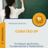 Apostila Professor de Ensino Fundamental II Matemática Prefeitura de Cubatão SP 2025