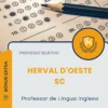 Apostila Professor de Língua Inglesa Prefeitura de Herval d'Oeste SC 2025