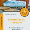 Apostila Professor de Língua Portuguesa Prefeitura de São Miguel do Tapuio PI 2025