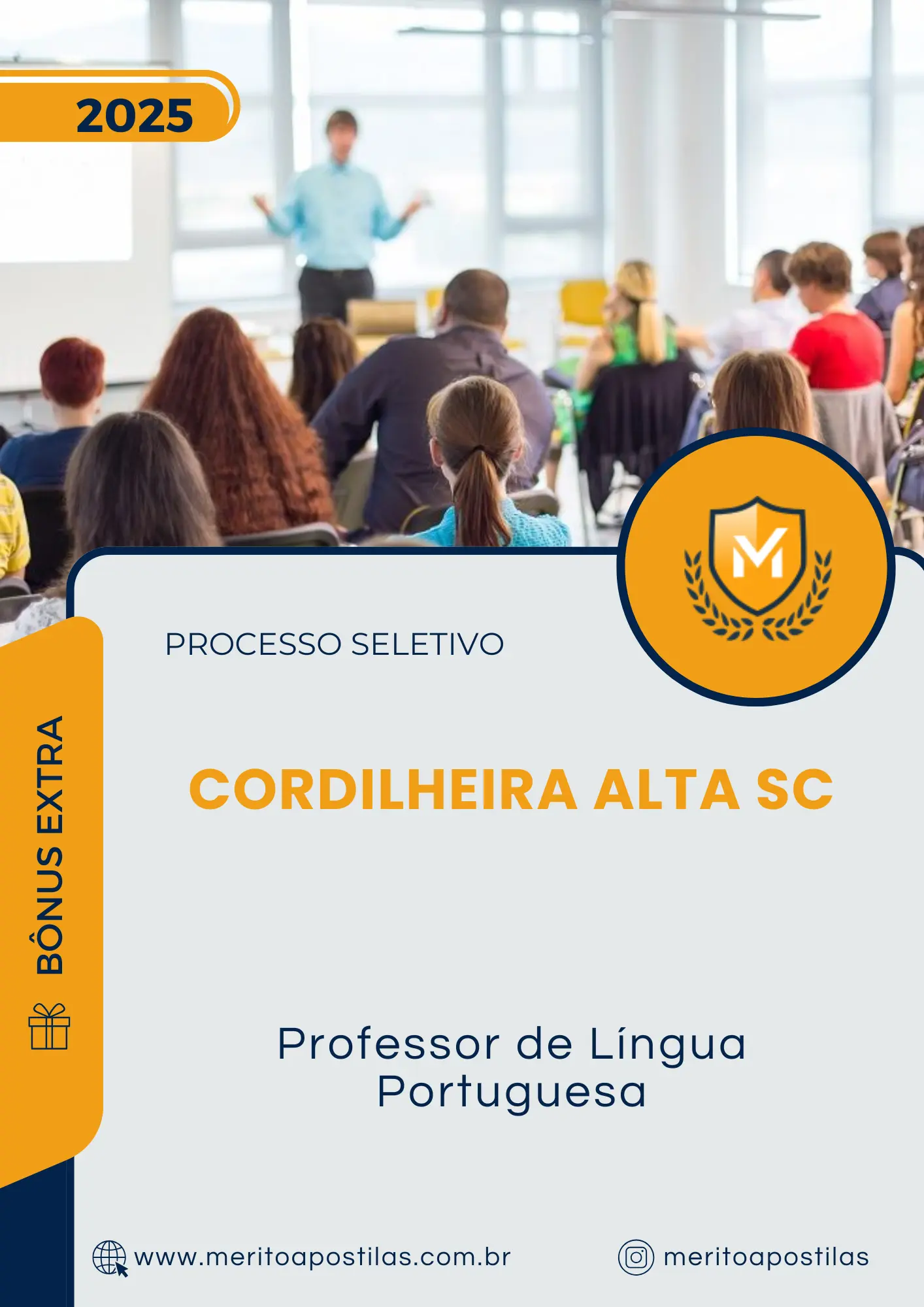 Apostila Professor de Língua Portuguesa Prefeitura de Cordilheira Alta SC 2025