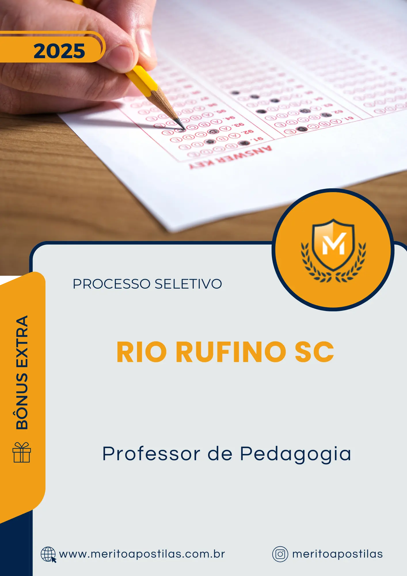 Apostila Professor de Pedagogia Prefeitura de Rio Rufino SC 2025