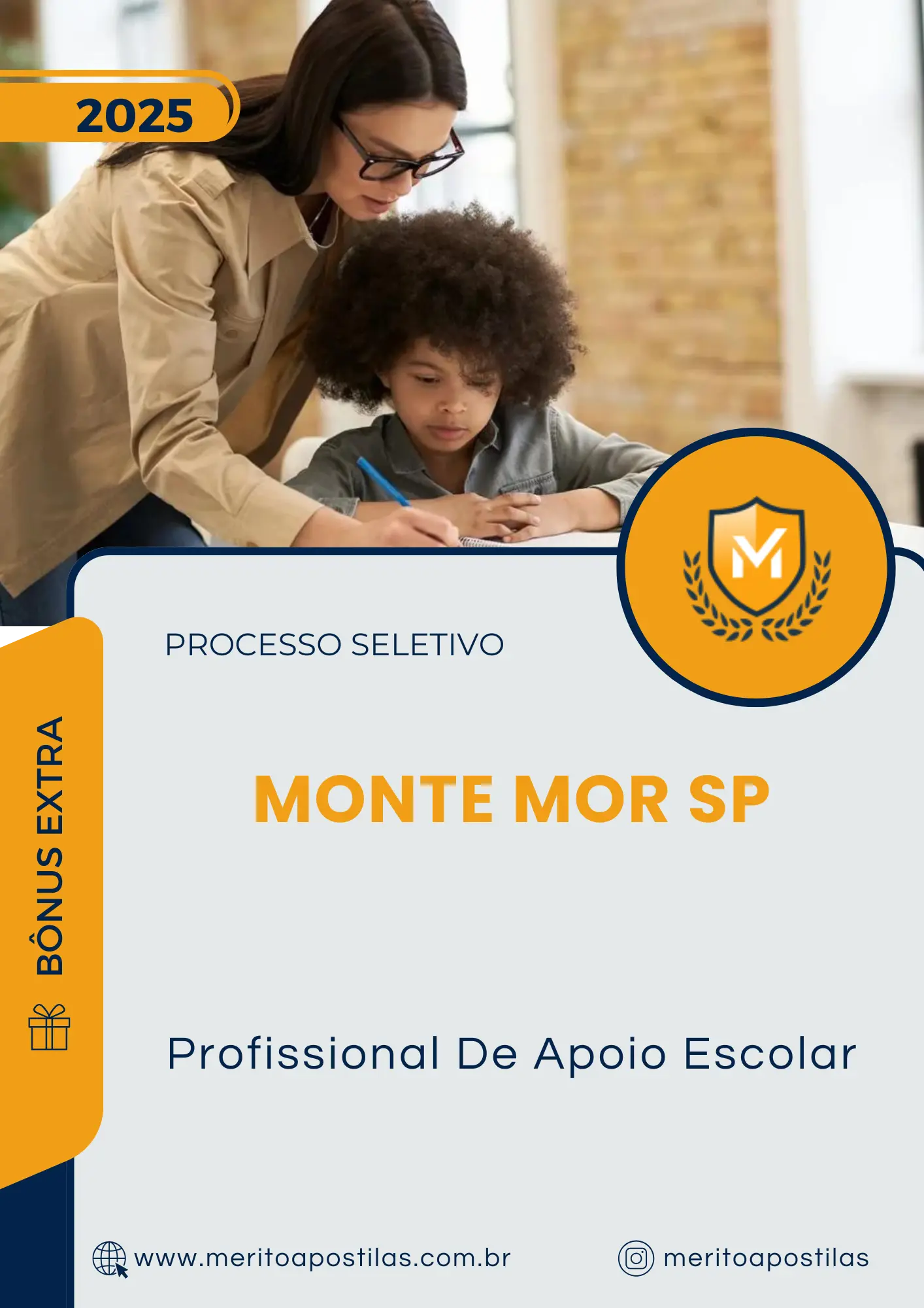 Apostila Profissional De Apoio Escolar Prefeitura de Monte Mor SP 2025