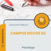 Apostila Psicólogo Prefeitura de Campos Novos SC 2025