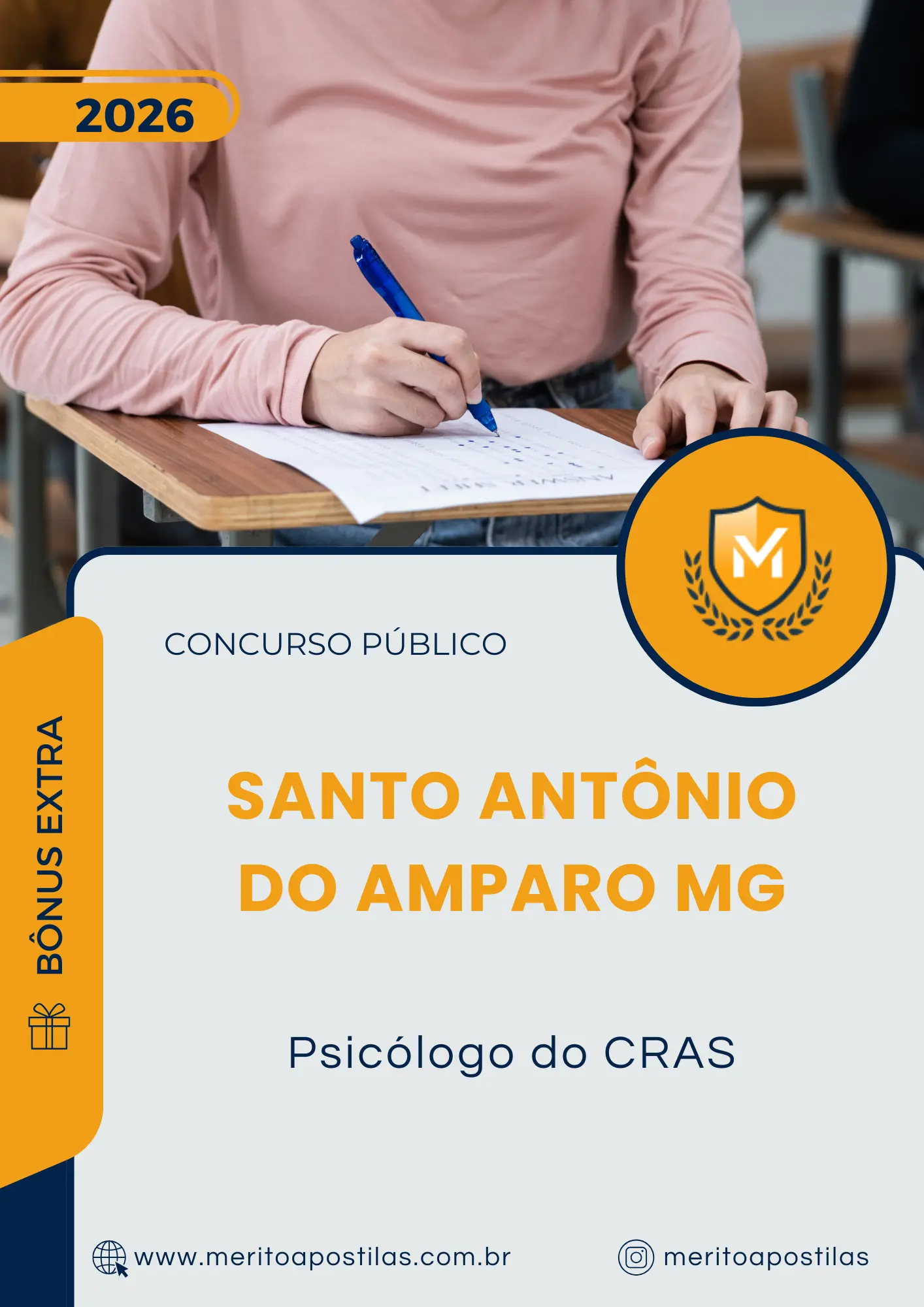 Apostila Psicólogo do CRAS Prefeitura de Santo Antônio do Amparo MG 2026