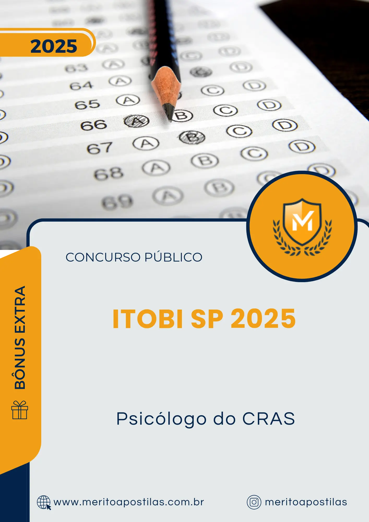 Apostila Psicólogo do CRAS Prefeitura de Itobi SP 2025