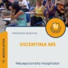 Apostila Recepcionista Hospitalar Prefeitura de Vicentina MS 2025