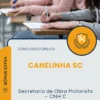 Apostila Secretaria de Obra Motorista CNH C Prefeitura de Canelinha SC 2025