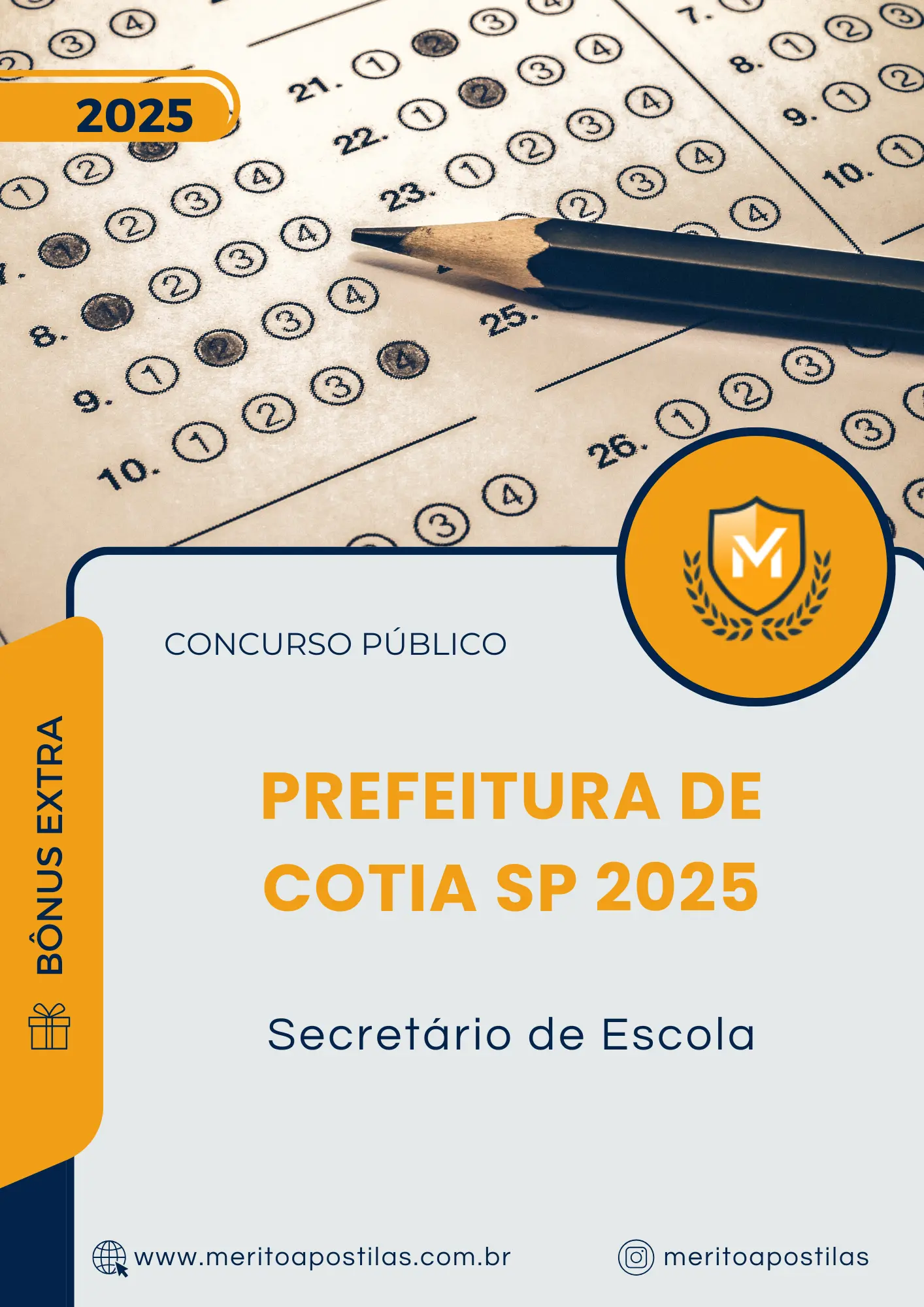 Apostila Secretário de Escola Prefeitura de Cotia SP 2025